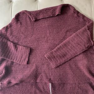 oversized zip back altard state sweater